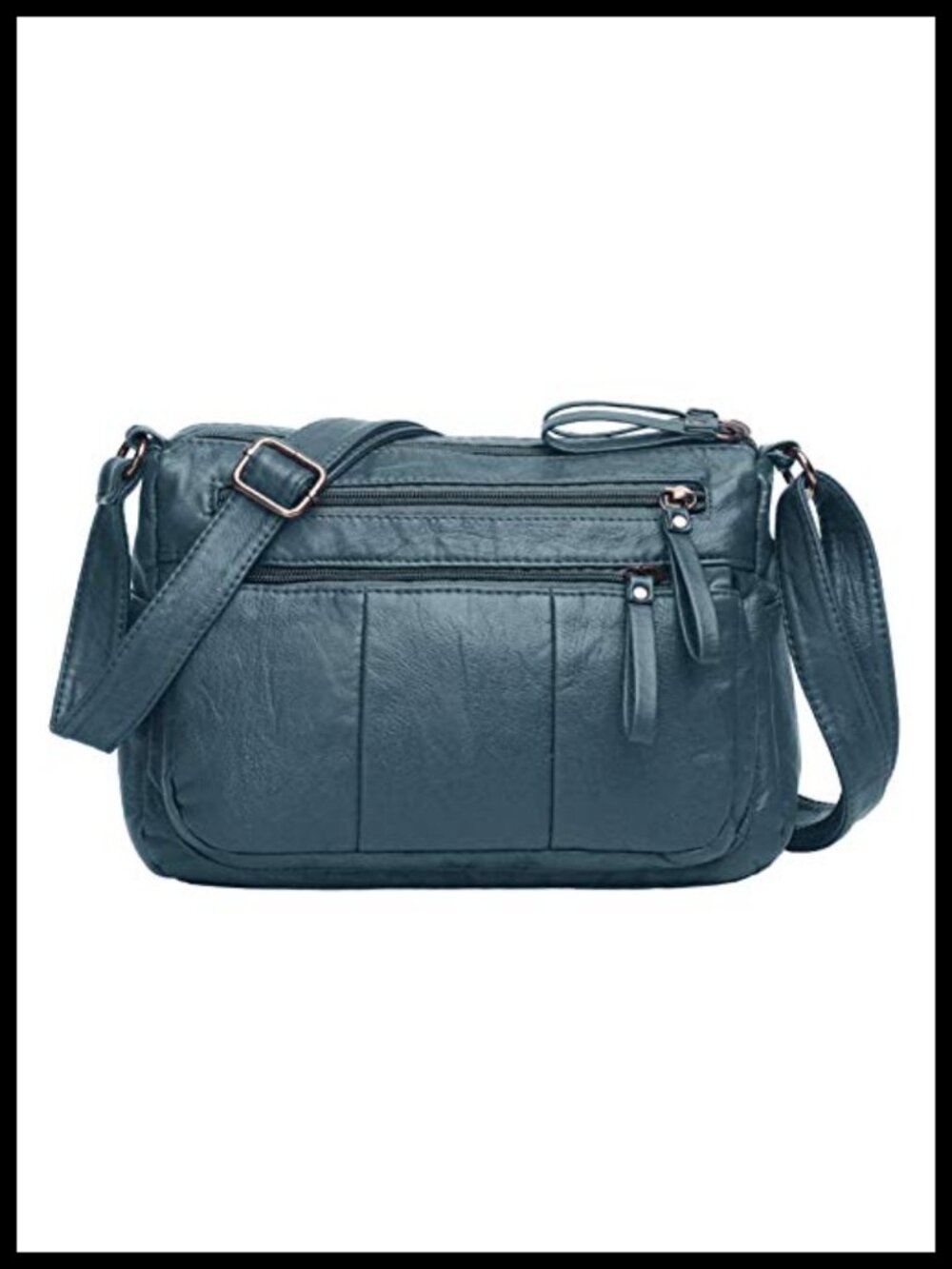 Soft PU Leather Shoulder Bag Crossbody Purse Lightweight Pocketbook